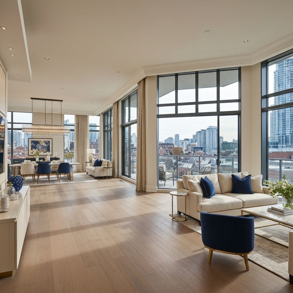 Luxury modern home interior in Toronto
